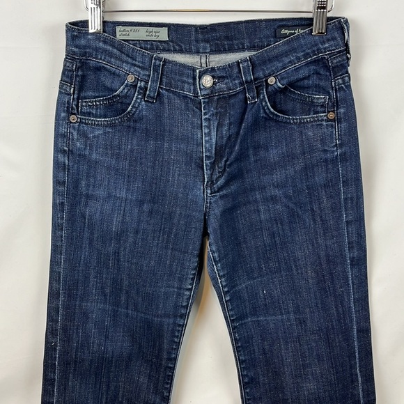 Citizen of‎ Humanity Hutton #251 Stretch High Rise Wide Leg Blue Jeans Size 27 - Picture 4 of 10
